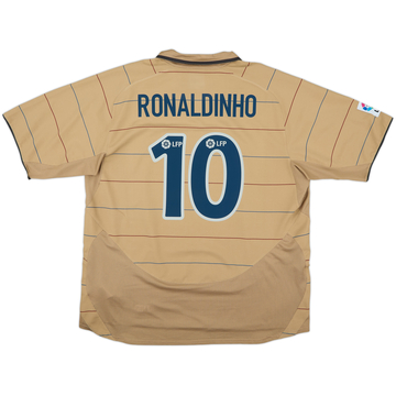 2003-05 Barcelona Camiseta Visitante Ronaldinho #10 - 8/10 - (XXL)