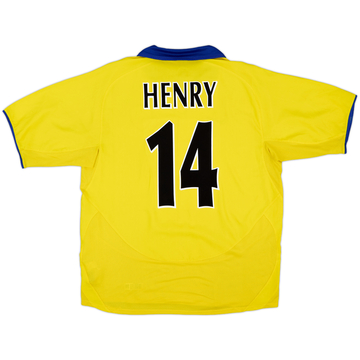 2003-05 Arsenal Away Shirt Henry #14 - 8/10 - (L)