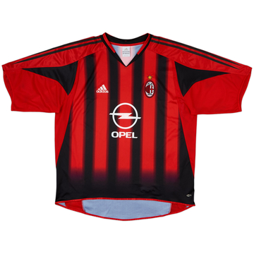 2004-05 AC Milan Home Shirt - 7/10 - (XL)