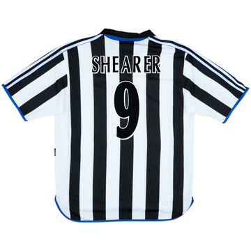1999-00 Newcastle Home Shirt Shearer #9 - 9/10 - (XL)