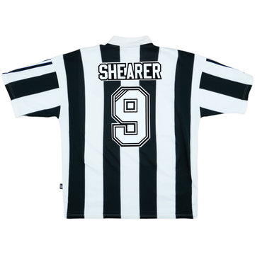 1995-97 Newcastle Home Shirt Shearer #9 - 7/10 - (L)
