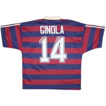 1995-96 Newcastle Away Shirt Ginola #14 - 9/10 - (L)