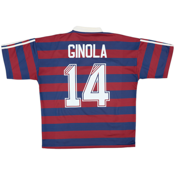 1995-96 Newcastle Away Shirt Ginola #14 - 8/10 - (L)