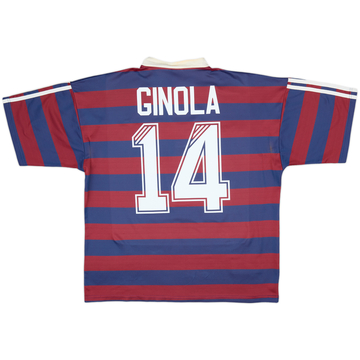 1995-96 Newcastle Away Shirt Ginola #14 - 8/10 - (L)