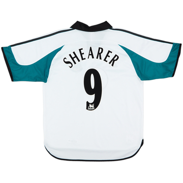 1999-00 Newcastle Away Shirt Shearer #9 - 8/10 - (L)