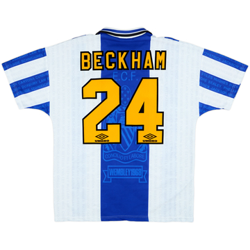 1994-96 Manchester United Third Shirt Beckham #24 - 8/10 - (L)