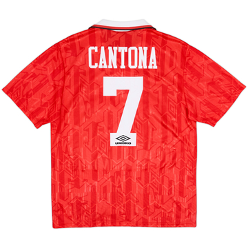 1992-94 Manchester United Home Shirt Cantona #7 - 7/10 - (L)