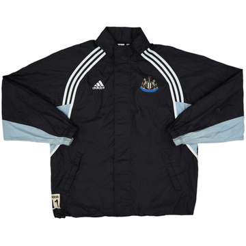 2000-01 Newcastle adidas Player Issue Hooded Rain Jacket #11 (G. Speed) - 8/10 - (L/XL)