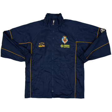 2002-03 Villarreal Kelme Hooded Rain Jacket - 8/10 - (L)