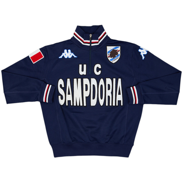 2005-06 Sampdoria Kappa 1/4 Zip Drill Top - 5/10 - (M)