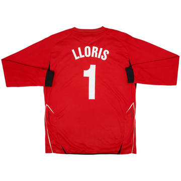 2007-08 Lyon GK Shirt Lloris #1 - 6/10 - (M)