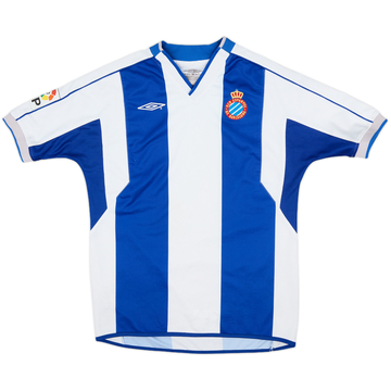 2002-03 Espanyol Home Shirt - 7/10 - (M.Boys)