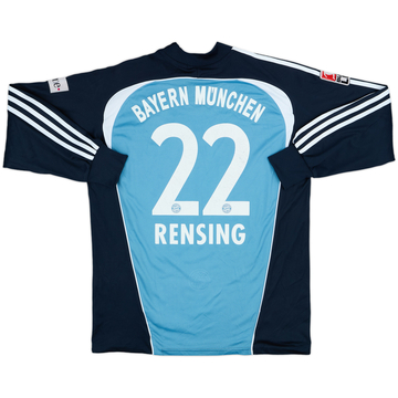 2007-08 Bayern Munich GK Shirt Rensing #22 - 6/10 - (M)