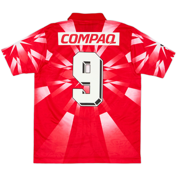 1996 Urawa Red Diamonds Home Shirt #9 - 8/10 - (M)