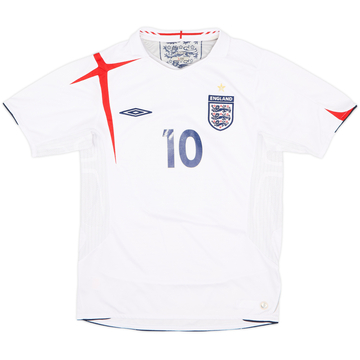 2005-07 England Home Shirt Owen #10 - 5/10 - (S)