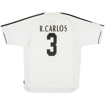 2003-04 Real Madrid Home Shirt R.Carlos #3 - 6/10 - (M)