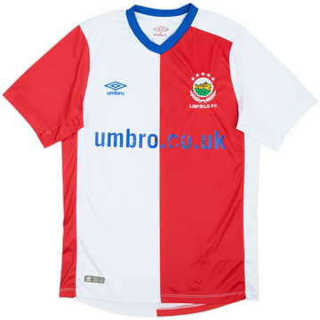 2018-19 Linfield Away Shirt #5 - 4/10 - (S)