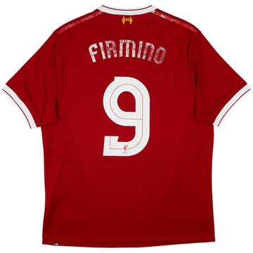 2017-18 Liverpool 125 Years Home Shirt Firmino #9 - 4/10 - (L)