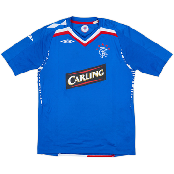 2007-08 Rangers Home Shirt - 7/10 - (L.Boys)
