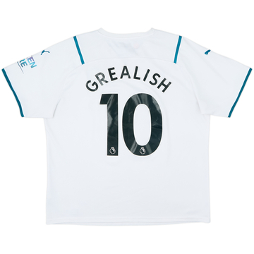 2021-22 Manchester City Away Shirt Grealish #10 - 7/10 - (XL)