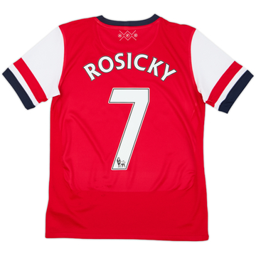 2012-14 Arsenal Home Shirt Rosicky #7 - 9/10 - (L.Boys)