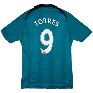 2008-09 Liverpool Third Shirt Torres #9 - 6/10 - (S)