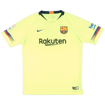 2018-19 Barcelona Away Shirt - 8/10 - (XL.Boys)