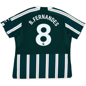 2023-24 Manchester United Authentic Away Shirt B.Fernandes #8 - 9/10 - (XXL)
