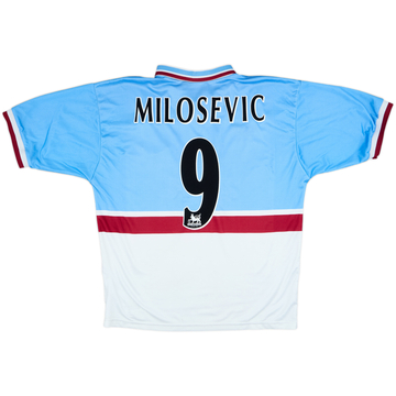 1997-98 Aston Villa Away Shirt Milosevic #9 - 5/10 - (L)
