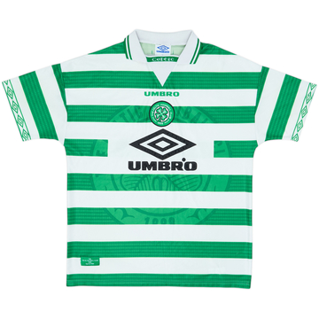 1997-99 Celtic Home Shirt Champions - 8/10 - (XL)