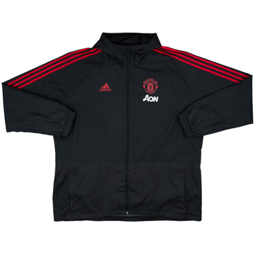 2018-19 Manchester United adidas Hooded Rain Jacket - 6/10 - (XXL)
