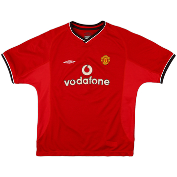 2000-02 Manchester United Home Shirt - 5/10 - (L.Boys)