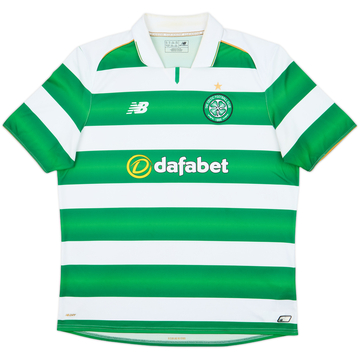 2016-17 Celtic Home Shirt - 7/10 - (XL)