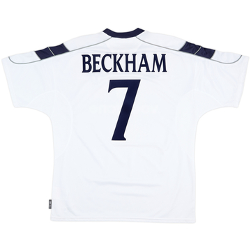 2000-01 Manchester United Away Shirt Beckham #7 - 8/10 - (XL)