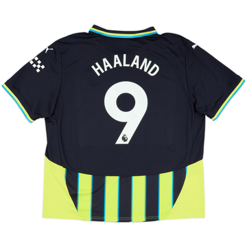 2024-25 Manchester City Away Shirt Haaland #9 - 10/10 - (XXL)