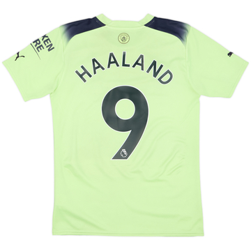 2022-23 Manchester City Third Shirt Haaland #9 - 7/10 - (S)