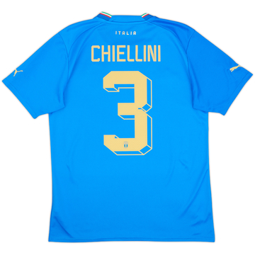 2022-23 Italy Home Shirt Chiellini #3 - 10/10 - (M)