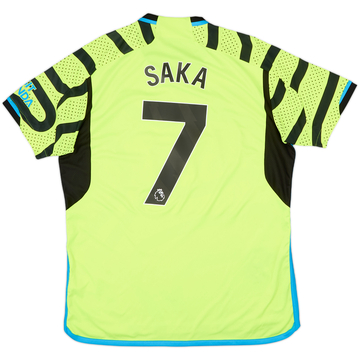 2023-24 Arsenal Away Shirt Saka #7 - 8/10 - (L)
