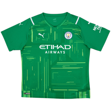 2021-22 Manchester City GK S/S Shirt - 8/10 - (XXL)