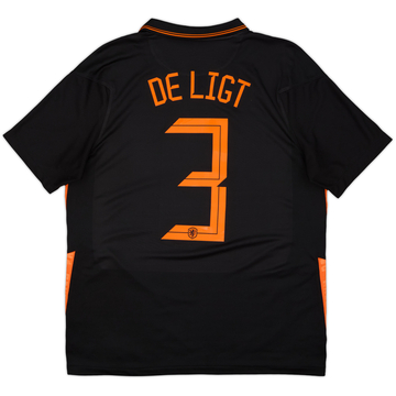 2020-22 Netherlands Away Shirt De Ligt #3 - 10/10 - (L)