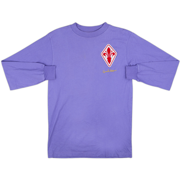 1980s Fiorentina 'Giancarlo Antognoni' Signed Fan L/S Shirt #10 - 7/10 - (L)