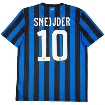 2011-12 Inter Milan Basic Home Shirt Sneijder #10 - 8/10 - (L)