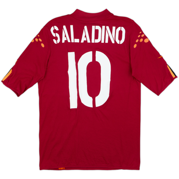 2003-04 Roma Home Shirt Saladino #10 - 6/10 - (M)
