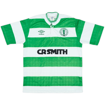 1987-89 Celtic Centenary Home Shirt - 6/10 - (M.Boys)