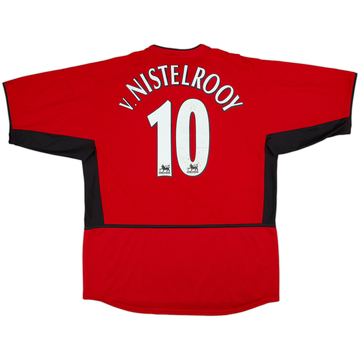 2002-04 Manchester United Home Shirt v.Nistelrooy #10 - 6/10 - (L)