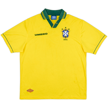 1993-94 Brazil Home Shirt - 8/10 - (XL)