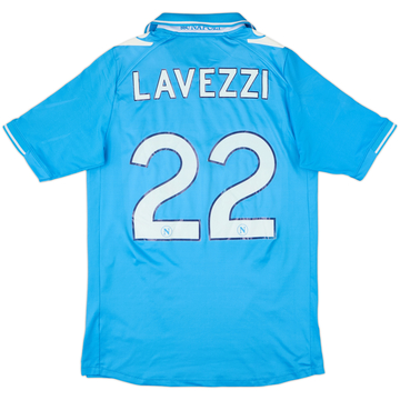 2011-12 Napoli Home Shirt Lavezzi #22 - 6/10 - (XXL)