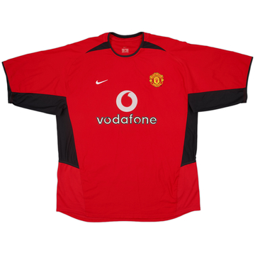 2002-04 Manchester United Home Shirt - 4/10 - (XL)