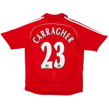 2006-08 Liverpool Home Shirt Carragher #23 - 8/10 - (L.Boys)