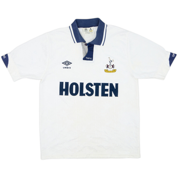 1991-93 Tottenham Home Shirt - 8/10 - (M)